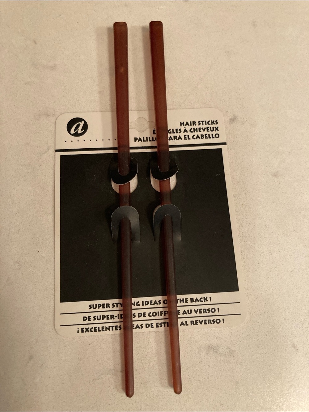 Brown Hair Sticks Set